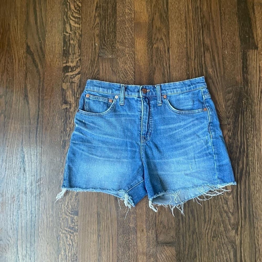 Madewell denim cutoff shorts